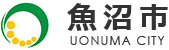 魚沼市ホームページのスマートフォンロゴ