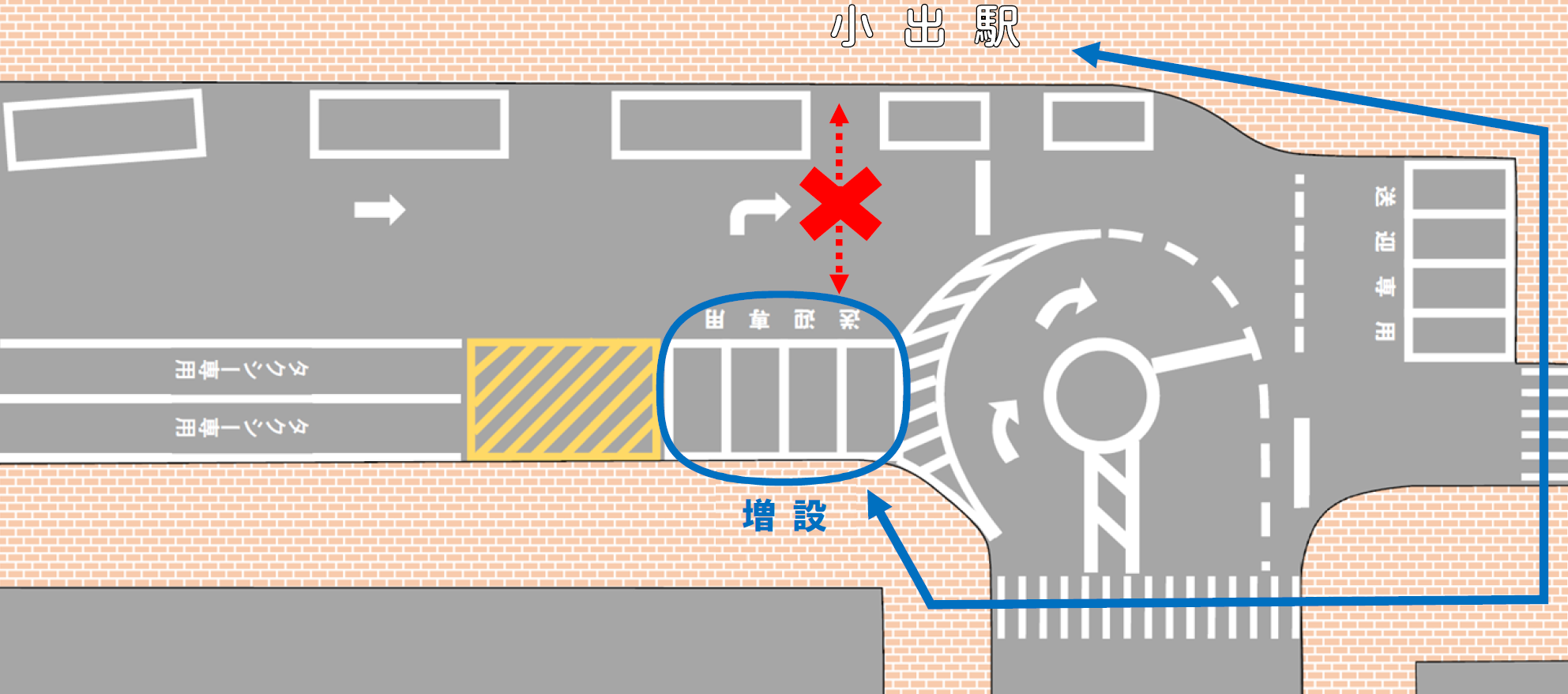 略図（カラー）経路込