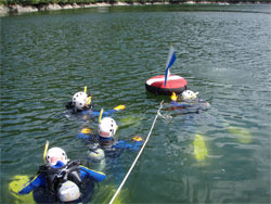 水難救助訓練（潜水）の画像