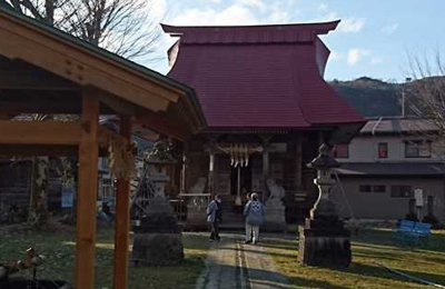 伊米ヶ崎・諏訪神社本堂の写真