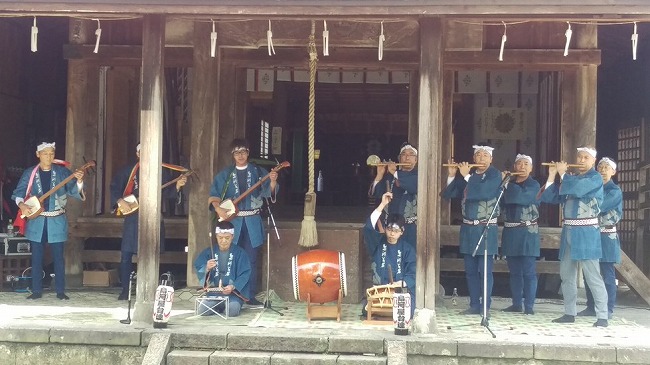 9月の屋台囃子の写真