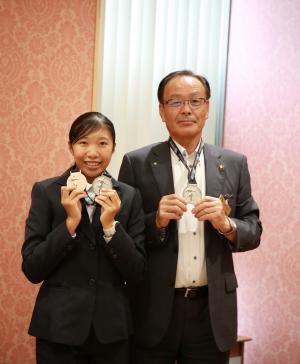 ジュニアスポーツ奨励金　小幡莉子さん