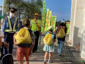 秋の全国交通安全運動　街頭指導