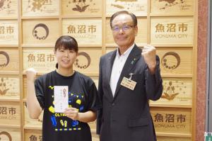 全国JOCジュニアオリンピック出場、茂野さん