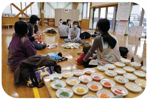 離乳食教室の様子