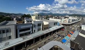 小出商店街の上空から