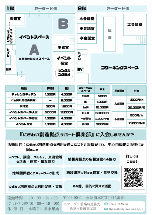 にぎわい創造拠点チラシ裏