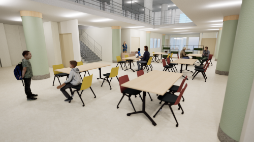 にぎわい創造拠点1階イメージ