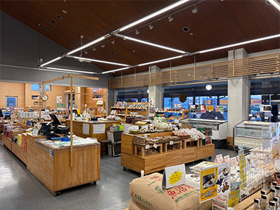 【直売所】道の駅 ゆのたに　店内
