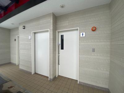 トイレの入口前