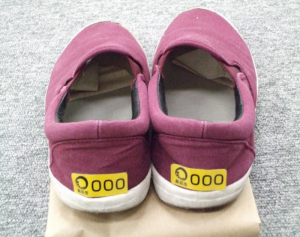 早期発見ステッカーの写真