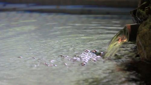 かけ流しの温泉