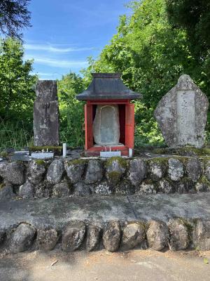 連日正中板碑の様子