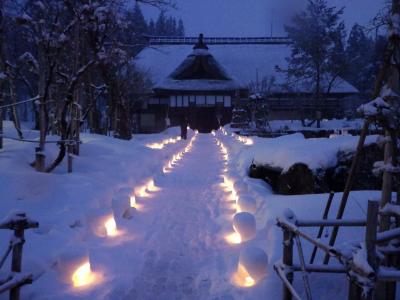 目黒邸　雪灯篭