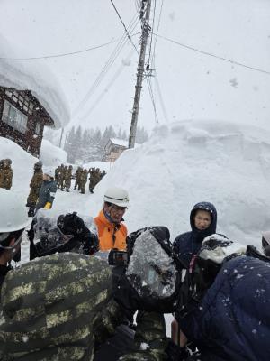 自衛隊囲み取材