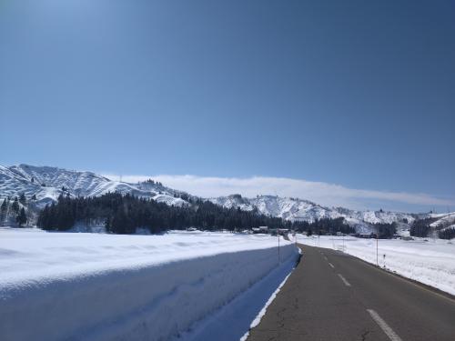 伊米ヶ崎へと続く道