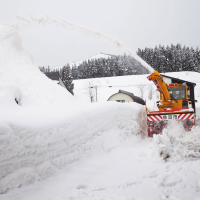 ロータリー除雪車