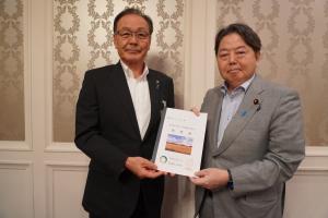 林芳正総務大臣との意見交換会
