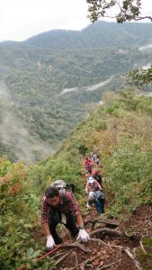 守門岳登山の写真