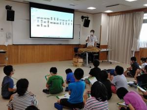 小学校４年生の総合的学習授業の様子